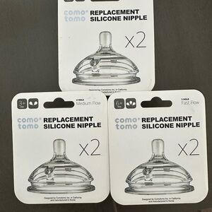 Comotomo Replacement Silicone Nipple Set